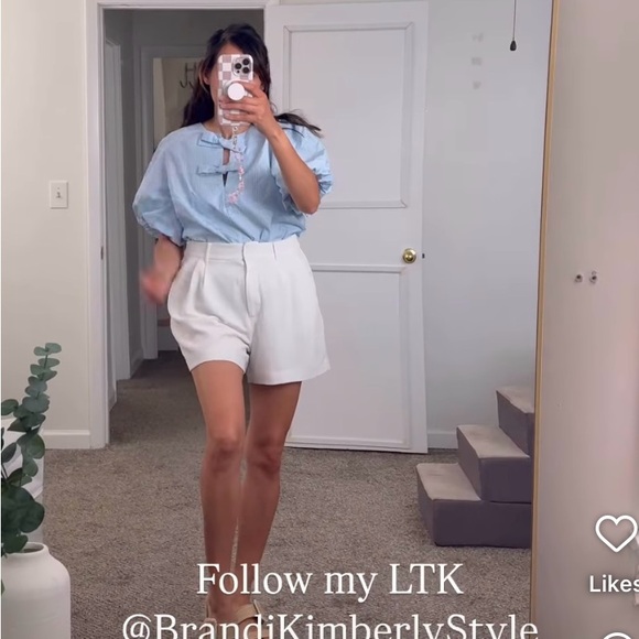 kate spade Tops - Kate Spade for Target collab! Blue white Striped Women's Top size 1XL new cotton